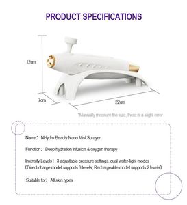 2026 Portable Nano Water Oxygen Gun With 3 Levels of <b>Pressure</b> Adjustment Deep Nourishment + Fine Pores Revitalize Skin - Product Image 6
