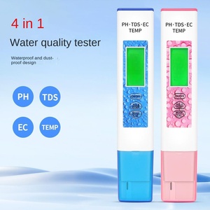 Détecteur de qualité de l'eau 4 en 1 de haute précision TDS EC PH TEMP stylo de Test Portable pour piscine d'aquarium - Product Image 2