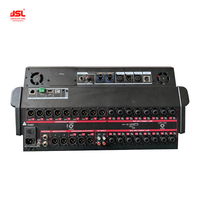 Console de mixage numérique Dante PM-20 Pro Audio, extensible jusqu'à 52 entrées pour les spectacles sur scène, le théâtre et les performances en direct