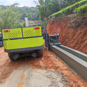 Máquina de bordillo de hormigón tipo oruga de alta velocidad, correa de bloqueo de carretera, caja de cambios, bomba de motor, película deslizante de bordillo, maquinaria de construcción - Product Image 5