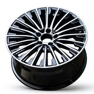 Nuevas Llantas de Aleación Ligeras Flow Form de 18-20 Pulgadas en Negro Brillante con Acabado Mecanizado para Mercedes- Clase C E <span class=keywords><strong>CLA</strong></span> GLC <span class=keywords><strong>AMG</strong></span> - Product Image 2