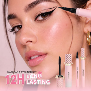 Máscara de Pestañas 2 en 1 Crown, Resistente al Agua, de Larga Duración, Voluminizadora, Rizadora, a Prueba de Manchas, para Pestañas Gruesas, Color Rosa - Product Image 4