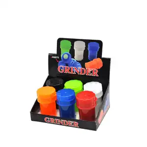 Plastic Herb Grinder Tobacco Grinder With Big Storage Layer Capacious Tobacco Grinder Saver Smoking Accessories