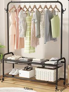 גבוהה באיכות עיצוב מתכת אחסון מתלה נעליים עם קולבים - Product Image 4