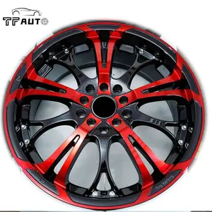 17*10J Passenger Gloss Black Car Forged Alloy Wheels 5*114