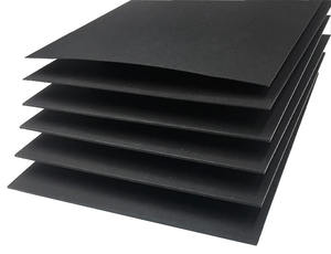 บอร์ดกระดาษสีดำแบบหนาสีดำกระดาษแข็งสีดำ - Product Image 2