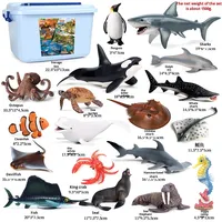 Requin Jouet Megalodon Réaliste En Plastique Marine Vie Animal Modèle Simulation Éducative pour Enfants 2025 Fabricant