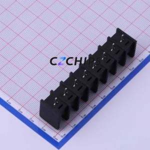 DBT30C-9.5-8P-BK-P Barrier Terminal Block Through hole Component (THT),P=9.5mm Connector Two Sides 9.5mm 1x8P Straight Pin - Product Image 2