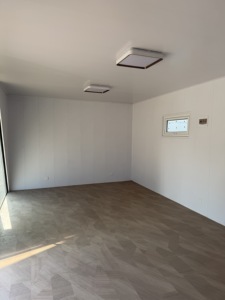 Villa à ossature acier, maison préfabriquée triangulaire à toit en pignon, structure de toit à pignon de style européen, luxe, 2 chambres, petite pièce - Product Image 4