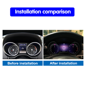Compteur de vitesse numérique de voiture Krando 12.3 ''pour <span class=keywords><strong>Mercedes</strong></span> Benz <span class=keywords><strong>R</strong></span> W251 ML GL W164 X164 2005 - <span class=keywords><strong>2017</strong></span> Tableau de bord Instrument CockPit - Product Image 2