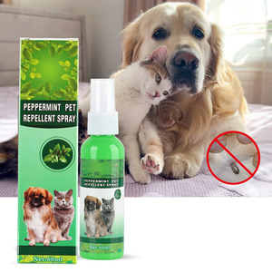 Spray anti-tiques et puces pour chiens et chats (60 ml) pour traiter les <span class=keywords><strong>poux</strong></span> et les acariens - Product Image 1