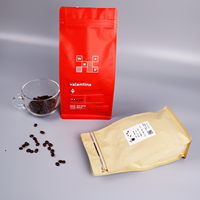 Sacs scellés imprimés sur mesure de 200g, 500g, 1kg avec vannes Sacs d'emballage debout pour bonbons, biscuits et grains de café