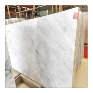 Afghanistan block source Iris white marble Hetian slabs for cut to size tiles
