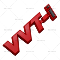 Logo personnalisé en lettres 3D pour voiture, plaque de coffre, badge de pare-chocs, emblème de voiture de luxe, autocollant VVT-i noir mat/chrome