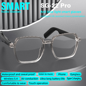 SG222025 ARAI occhiali intelligenti di moda Smart cales di navigazione per giochi Bluetooth a conduzione aerea occhiali intelligenti con fotocamera - Product Image 2