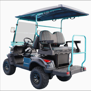Vente en gros de chariots de golf électriques 24V, nouveaux, en acier inoxydable, alimentés au lithium, homologués pour la route, capacité de charge de 300 kg - Product Image 4