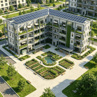 Complexe d'immeubles d'appartements à structure en acier conçus sur mesure avec plans architecturaux complets et documentation technique