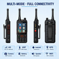 Radio portable Android W6Pro avec réseau 4G POC+DMR, interphone, mode UHF, résistance à l'eau IPX7, NFC, WiFi, Zello, double mode