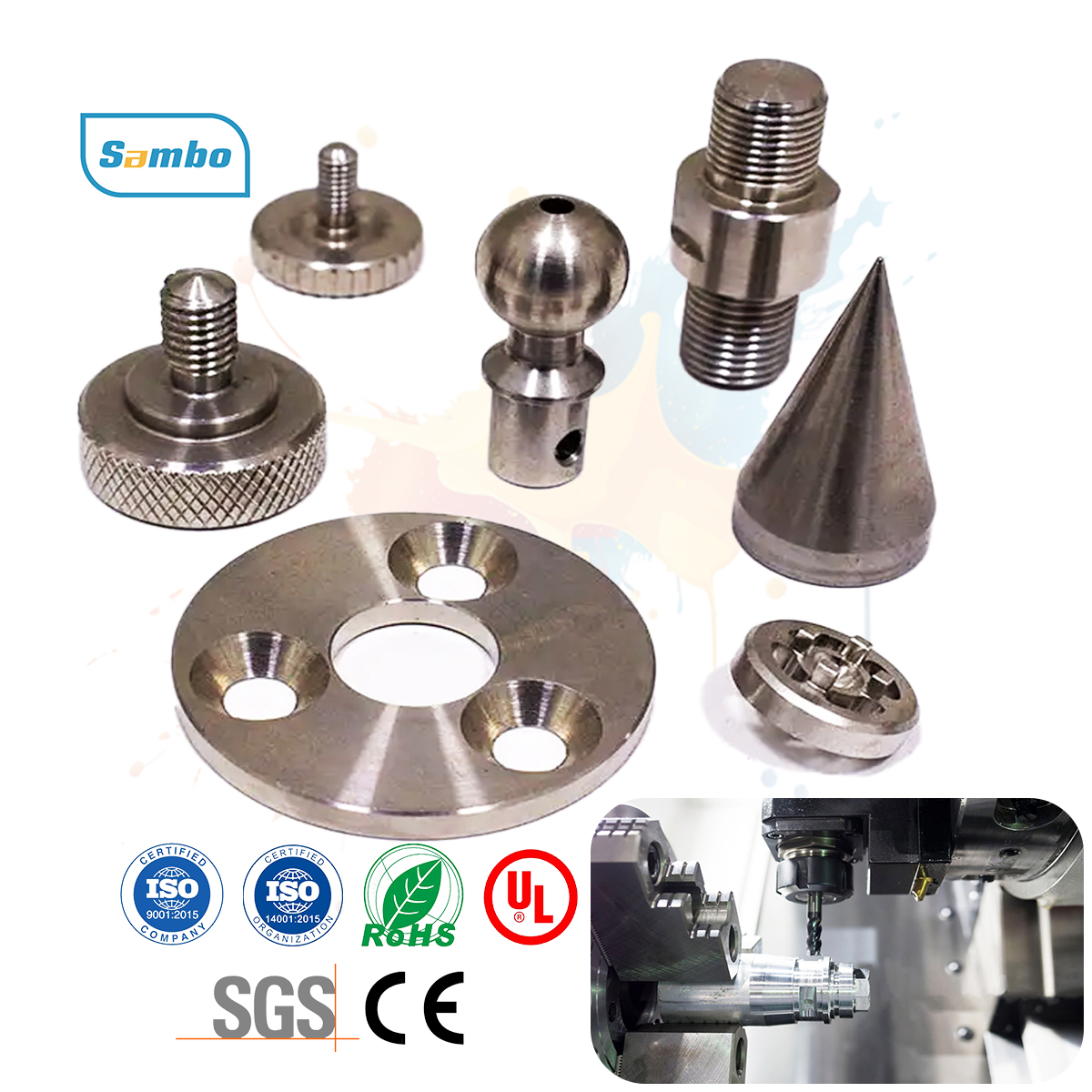 Cnc токарный прототип станка для обработки деталей от компании OEM из нержавеющей стали, ацетальное оборудование, 4 оси, алюминий