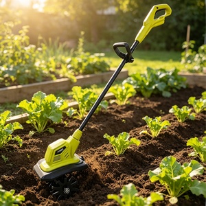 <span class=keywords><strong>Micro</strong></span>-cultivateur électrique sans fil 20V Li-ion, outil agricole et de jardinage, scarificateur, motoculteur sans balais - Product Image 4
