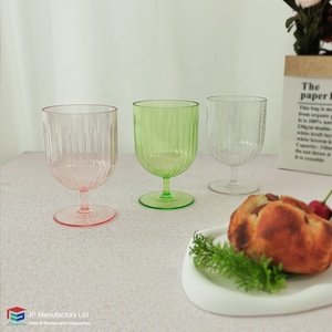 PC transparent empilable, 10 oz, 10 pièces, verre à vin en plastique, jus/desserts, personnalisable - Product Image 5