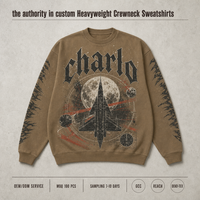 Sweat-shirt à col rond épais coupe décontractée avec motif aviation vintage, manches longues, style streetwear, vente en gros, personnalisation OEM, en vrac