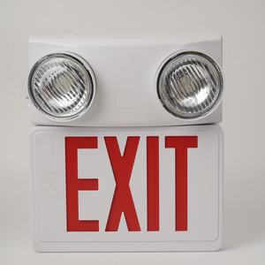 Lumière d'urgence incendie rechargeable à LED pour intérieur, IP30, <span class=keywords><strong>batterie</strong></span> Li-Ion, 3 heures d'autonomie en cas d'urgence, lumières de sortie de sécurité intégrées - Product Image 1