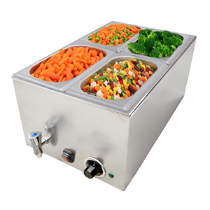 SUNMAX Commercial 1200W Comptoir professionnel en acier inoxydable Bain <span class=keywords><strong>Marie</strong></span> pour la restauration et les restaurants - Product Image 4
