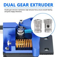 Imprimante 3D à filament 1.75mm CR10S extrudeuse à double engrenage en alliage d'aluminium pour Ender 3 V2 Ender 3 Pro Max Ender 5 Cr10 Pro