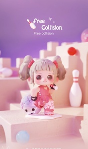 Heyone memorial day Series cầm tay đông lạnh PVC mù hộp đồ trang trí oona Hồng Đen cô gái chơi có tính năng động vật màu Đỏ trực tuyến - Product Image 5