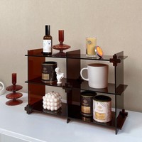 Étagères pour parfums Étagères pour bouteilles Porte-vitrines en acrylique Présentoirs Organisateur de parfums