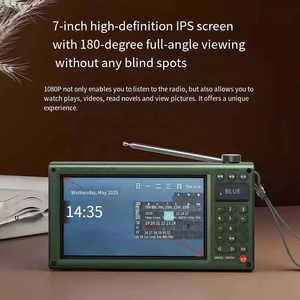 SANSUI Nuevo F70 Radio Portátil de 7 Pulgadas 1080P con <span class=keywords><strong>FM</strong></span>, Video, Bluetooth 5.3, Altavoz, Kit de Supervivencia de Emergencia, Linterna - Product Image 4