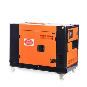 Taiyu 15KVA 12KW נייד שקט דיזל גנרטור אוויר מקורר מנוע כוח Genset