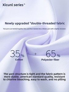 เสื้อกาวน์<span class=keywords><strong>พยาบาล</strong></span>ผู้หญิงสีขาวรุ่นใหม่ Xicun 2026 ผ้าด็อบบี้ โพลีเอสเตอร์/คอตตอน น้ำหนักเบา ทรงยาว แขนสั้น แบบ ODM - Product Image 3