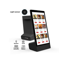 Tablette numérique à écran large RK3576S avec batterie longue durée, forme en L, 15,6 pouces, Android, tablette PoE pour restaurants/bars/cafés, kiosque de commande