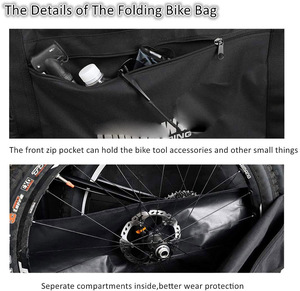 <span class=keywords><strong>Bolsa</strong></span> de viaje para bicicleta de montaña, estuche de transporte de 26 a 27,5 pulgadas para almacenamiento - Product Image 6