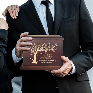 Urnes funéraires en bois naturel polies et peintes sur mesure <span class=keywords><strong>pour</strong></span> adultes, hommes, femmes, enfants - Grande boîte funéraire <span class=keywords><strong>pour</strong></span> enterration - Product Image 5