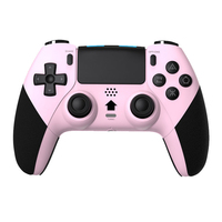 Joystick Inalámbrico para PC 2024, BT 4.2, Función Turbo, Botón Trasero Programable, Giroscopio de Seis Ejes, Doble Vibración, Control Inalámbrico para PS4