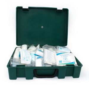 Trousse de premiers secours murale pour usine, boîte en plastique durable, fournitures médicales essentielles pour le lieu de travail, robuste, sur mesure pour les situations d'urgence - Product Image 2