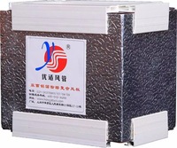 Fabricant Prix d'usine Panneaux XPS légers ignifuges pour systèmes HVAC et de ventilation Conduits phénoliques isolés