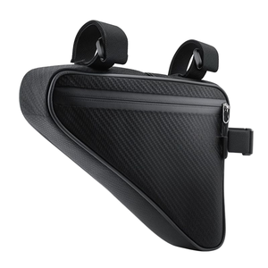 Sac de cadre de vélo de montagne, rayé, imperméable, triangulaire, Oxford, universel, portable, 36,8 L - Product Image 1