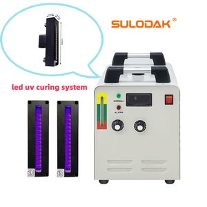 Système de durcissement UV LED refroidi par eau haute intensité 14W/<span class=keywords><strong>cm</strong></span>² pour imprimantes à plat modèles 6090, 1513, 3220 avec longueur d'onde 385-395nm - Product Image 1