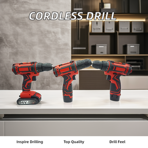 High Quality Li-ion Rechargeable Cordless Drill Machine Impact With OEM Support <b>Brush</b> Motor <b>Power</b> Source Good Quality Li-ion Rec - Product Image 5