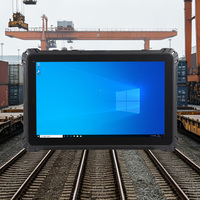 Tableta comercial con lector de huellas dactilares para servicios de discapacitados de 10.1 pulgadas, Windows/Linux, autenticación multifactor, reconocimiento de huellas dactilares en húmedo