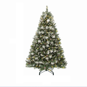 Lumières de Noël LED blanc chaud pour arbre de Noël haut de gamme, décoration de Noël pour les fêtes - Product Image 1