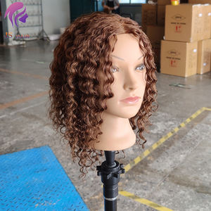 Tête de poupée du collège, 14 pouces, vraie chevelure de mannequin ample et bouclée avec <span class=keywords><strong>des</strong></span> cheveux <span class=keywords><strong>pour</strong></span> coiffeurs de formation - Product Image 3