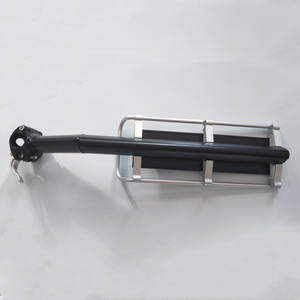 <span class=keywords><strong>Tija</strong></span> de sillín de aleación para transporte de carga de bicicleta de montaje rápido con <span class=keywords><strong>portaequipajes</strong></span> trasero soporte para bolsa soporte opcional horquilla delantera maletero - Product Image 5