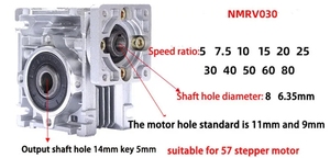 Motor Híbrido 23 con Caja de Cambios de 90 Grados, Engranaje Helicoidal de Uso Industrial 57HSG76, Motor 23 - Product Image 4