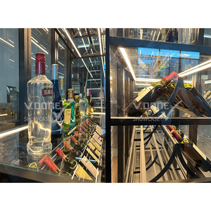 Modern Luxury Glass Wine Cellar Display Racks Stainless Steel Wine Storage Cabinet <b>bar</b> Living Room Furniture for the <b>Home</b> - Product Image 3