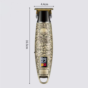 Tondeuse à cheveux électrique personnalisée Dragon, tondeuse à barbe rechargeable pour hommes, machine de coupe de cheveux LCD, rasoir de barbier - Product Image 5